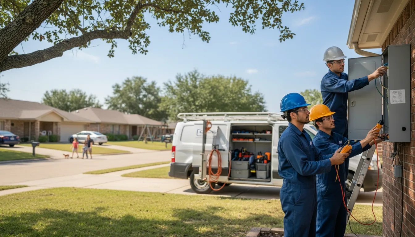 Certified electrician providing emergency electrical services in Big Island, VA